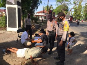 Tekan Penularan Covid-19 Polsek Alas Gencar Operasi Yustisi