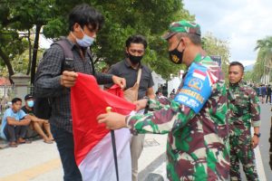 Danrem 162/WB Terjun Ke Lokasi Demo, Imbau Massa Tidak Anarki dan Jaga Protokol Kesehatan