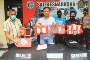 Kambuh Lagi Edarkan Sabu, Residivis Narkoba di Mataram Kembali Dibekuk