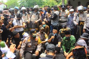 Unras Tolak Umnibus Law Kembali Dilakukan, Kapolresta Mataram Minta Massa Aksi Jaga Kondusifitas