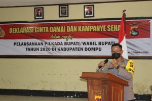 Kontestan Pilkada Dompu Deklarasikan Cinta damai dan Kampanye sehat