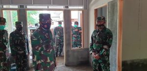 Tim Monitoring Dan Evaluasi Mabes TNI Tinjau Pembagunan Huntap Pasca Gempa NTB