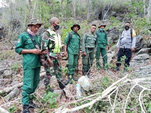 Peduli Akan Pentingnya Fungsi Hutan Ini Yang dilakukan Babinsa Jajaran Kodim 1608/Bima
