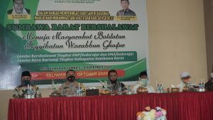 Polres Sumbawa Barat Amankan Kegiatan PCNU dalam rangka Peringatan Maulid Nabi SWA dan Hari Santri Nasional