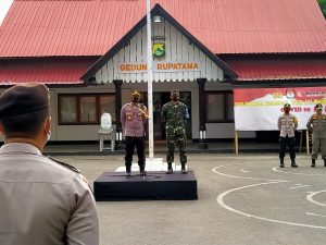 Polres Sumbawa Gelar Apel Gabungan Pengamanan Libur Panjang Tahun 2020