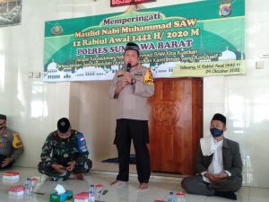 Peringati Maulid Nabi SAW, Kapolres KSB : Teladani Kesabaran Nabi Melayani Masyarakat