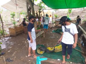 Polsek Dompu grebek judi Sabung ayam, Tiga unit sepeda motor diamankan