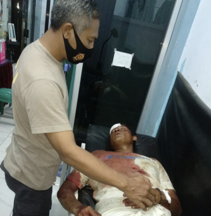 Bacok Seorang Warga, Kades Juga Jadi Korban, JN Diamankan Polres Dompu