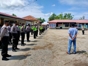 Polres Dompu laksanakan Simulasi Rayonisasi perbantuan kekuatan