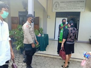 Bhabinkamtibmas Desa Maluk Amankan Giat Keagamaan