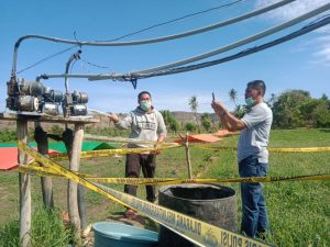petani bawang di Wera Kab. Bima NTB meninggal tersengat aliran istrik