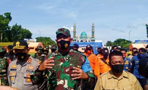 Danrem 162/WB Buka Latihan Posko II Penanganan Bencana Alam Kodim 1628/Sumbawa Barat