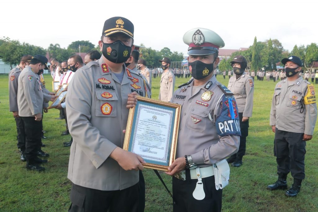 Gagalkan Curanmor saat Operasi Zebra Rinjani 2020, Aipda Yusup Dapat Penghargaan Kapolda NTB