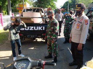 Polsek Alas Bersama Instansi Terkait Laksanakan Operasi Yustisi Cegah Penularan Covid-19