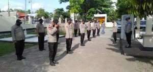 Kapolsek Manggelewa hukum anggotanya pelanggar Prokes Covid19