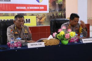 Tim Puslitbang Polri Gelar Penelitian dan Supervisi di Polresta Mataram