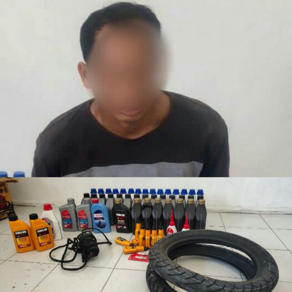 Tim Puma Reskrim Polres Sumbawa Tangkap Residivis Pencurian Di Kios Bengkel Perusda