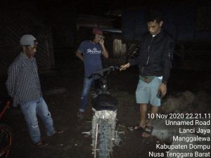 Tim Puma Polres Dompu amankan Pelaku Penggelapan