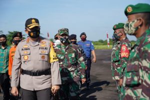Apel Gelar Pasukan Siaga Bencana, Kasilog Kasrem 162/WB : Kapanpun Dibutuhkan TNI Harus Siap Melaksanakan Tugas