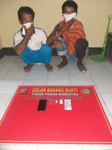 Miliki Shabu, 2 Pria dibekuk Sat Resnarkoba Polres Dompu
