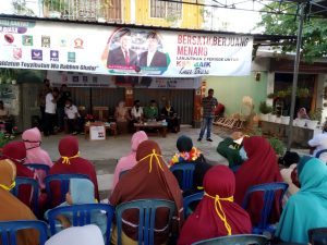 Kampanye di Kelurahan Arab Kenangan, Cawabup KSB Himbau Warga Ikuti Protokol Kesehatan