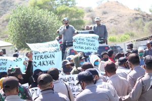 Demo PT BHJ di Sumbawa Barat, Warga Tuntut Perusahaan Kembalikan Lahan Usaha Warga
