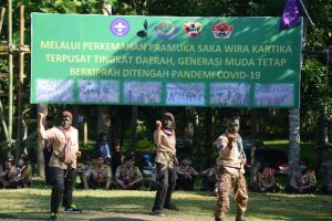 Gelar Persami, Korem 162/WB Ciptakan Generasi Muda Berkarakter Dan Berwawasan Kebangsaan