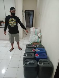 Satresnarkoba Polres Sumbawa Sita 4 Jerigen dan 1 Baskom Arak