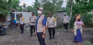 Kapolres Dompu Kunjungi Lokasi Bencana Alam di Manggelewa