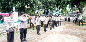 Mantapkan Persiapan pengamanan, Polres Dompu adakan simulasi pemungutan suara