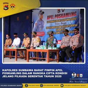 Kapolres KSB Minta  Aktifkan Kembali Pos Kamling Wujudkan Kondusifitas Jelang Pilkada
