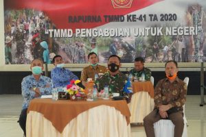 Danrem 162/WB Sampaikan Rencana TMMD Tahun 2021 Yang Diadakan di Tiga Kabupaten