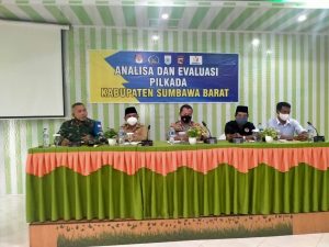 Hadiri Anev Tahapan Pilkada Kabupaten Sumbawa Barat, Ini Harapan Dandim 1628/SB