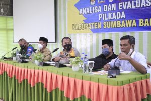 Polres KSB Gelar Anev Pilkada Deteksi Dini Gangguan Kamtibmas Jelang Pilkada