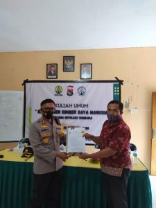 Kapolres Sumbawa Gelar Kuliah Umum Di Kampus IISBUD SAREA