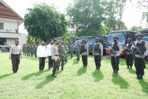 Polres Sumbawa, Personel Pengamanan Pilkada Sumbawa Mulai Diterjunkan