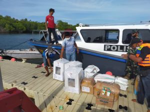 Distribusi Logistik Terhambat Gelombang Tinggi, Kapolres dan Dandim Terjun Langsung ke Lokasi