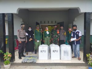 Yakinkan Semua Proses Pasca Pemungutan Suara Berjalan lancar Dandim 1628/ Sumbawa Barat,Turun Pantau Langsung.