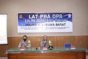 Amankan Natal dan Tahun Baru Polres KSB Gelar Lat Operasi Terpusat Lilin Rinjani 2020