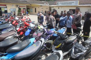 Bubarkan Balap Liar di Jalan Tohpati, Polresta Mataram Amankan 90 Unit Motor