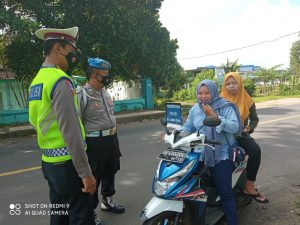 Support Operasi Lilin Rinjani 2020, Polsek Tanjung Gelar Operasi Yustisi Imbangan