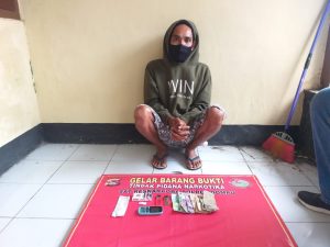 Kantongi Shabu-shabu, Pria Pekat diamankan Satresnarkoba Polres Dompu