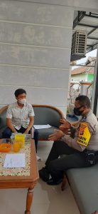 Bhabinkamtibmas Desa Labuan Badas Polres Sumbawa Himbau Warga Binaan Tidak Bunyikan Petasan