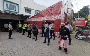 Dukung Pengamanan Operasi Lilin Rinjani 2020, Pos Pam Kediri Dibantu Relawan Secara Sukarela