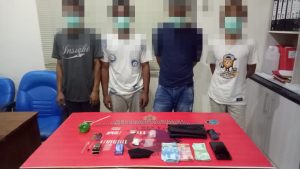 Sat Res Narkoba Polres Sumbawa Amankan Empat Terduga Pelaku Narkoba