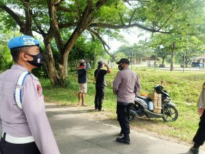 Polsek Maluk Terus Gelar Ops Yustisi Penerapan Prokes Tekan Penyebaran Covid-19