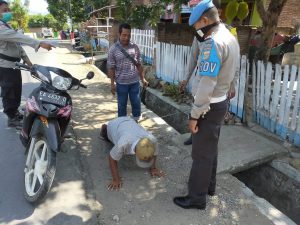 Tak Patuhi Prokes, Polsek Moyo Hilir Tindak Tegas Puluhan Pelanggar