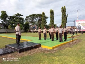 Kapolres KSB Beri Semangat Pada 76 Anggota Yang Naik Pangkat Per Januari 2021