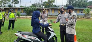 Anggota Polres KSB Ikuti Pelatihan Teknis Gerakan Dasar Lalu Lintas