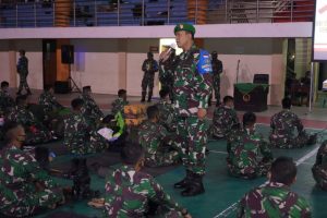 Danrem 162/WB Apresiasi Kerja Keras Pasukan Zeni TNI Membangun RTG ﻿